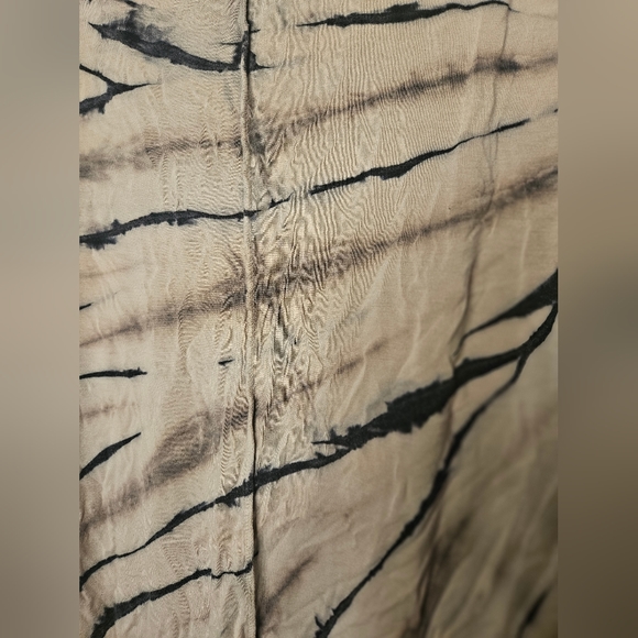 Tie Dye Light Pink and Black Dress Shirt - Picture 3 of 6